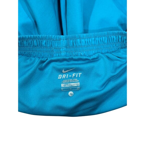 Nike Dri-Fit Athletic Shorts Women’s Size S Blue Lined Mesh Sides Running - Picture 7 of 10